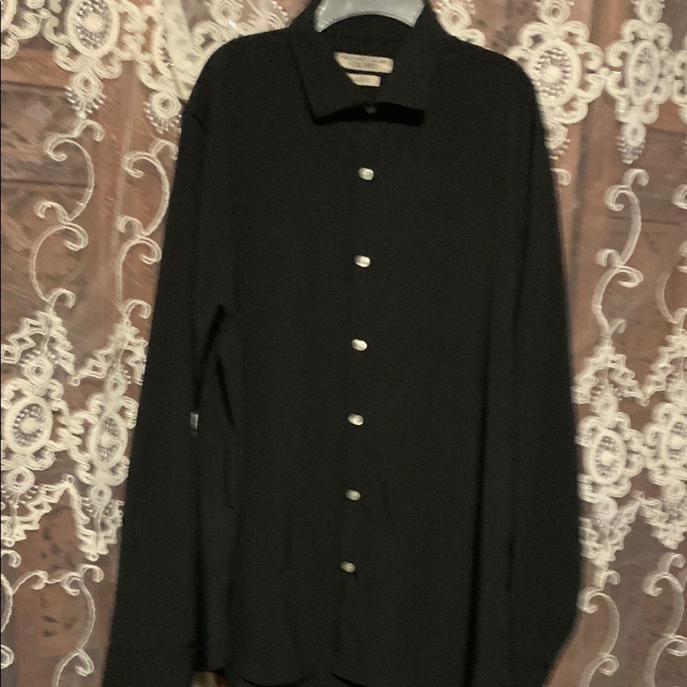 Alexander Julian Black Lightweight Shirt Jacket‎